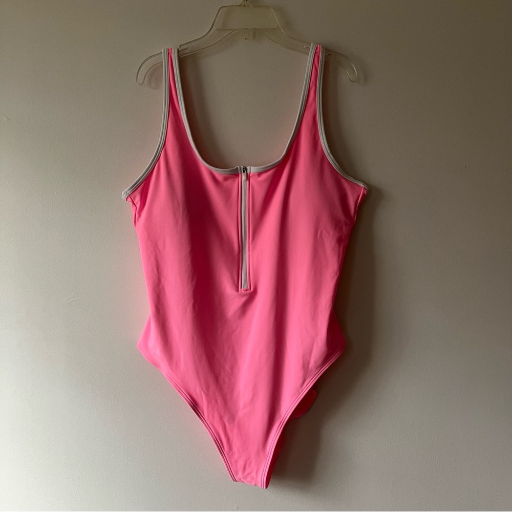 Old Navy One Piece Swimsuit XL Neon Pink